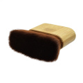 Hair Salon Mini Portable Bamboo Handle Cutting Neck Duster Brush Professional Wooden Neck Brush